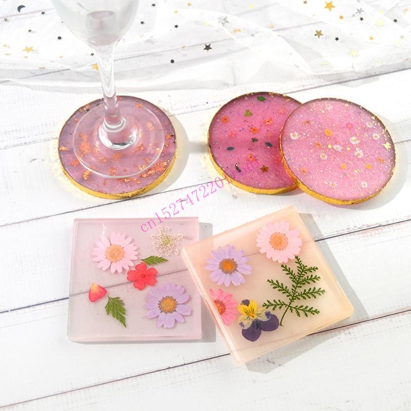 2Pcs Round Square Resin Mold G - Geode Mold Silicone recensione e prezzo