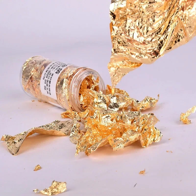 2g/1g Metallic Foil Flakes Gol - Gold Foil Flakes recensione e prezzo