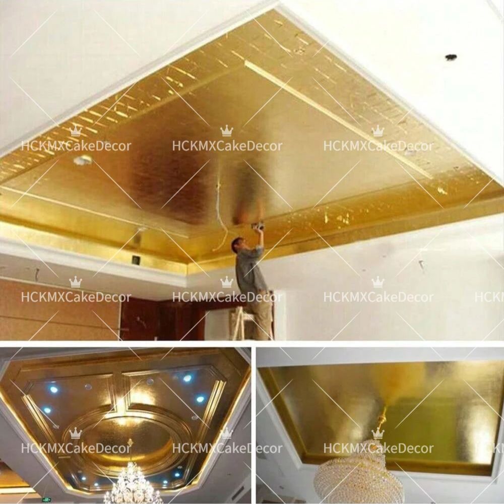 100pcs Imitation Gold Foil She - Gold Foil Flakes recensione e prezzo
