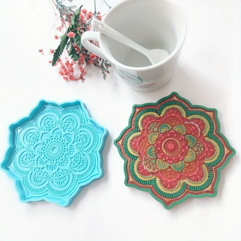 Mandala Coaster Silicone Mold  - Coaster Mold Round recensione e prezzo