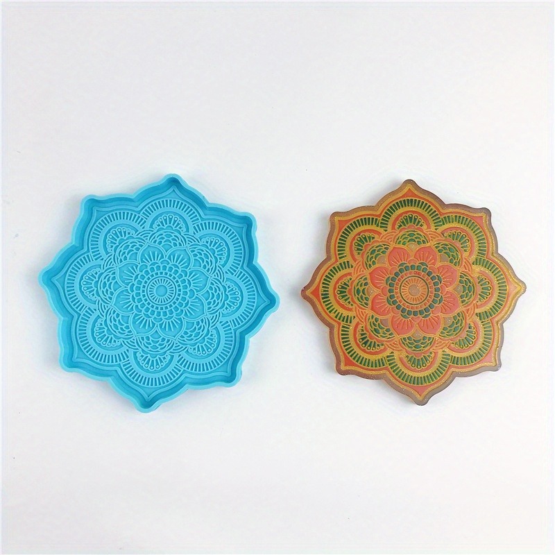 Mandala Coaster Silicone Mold  - Coaster Mold Round recensione e prezzo