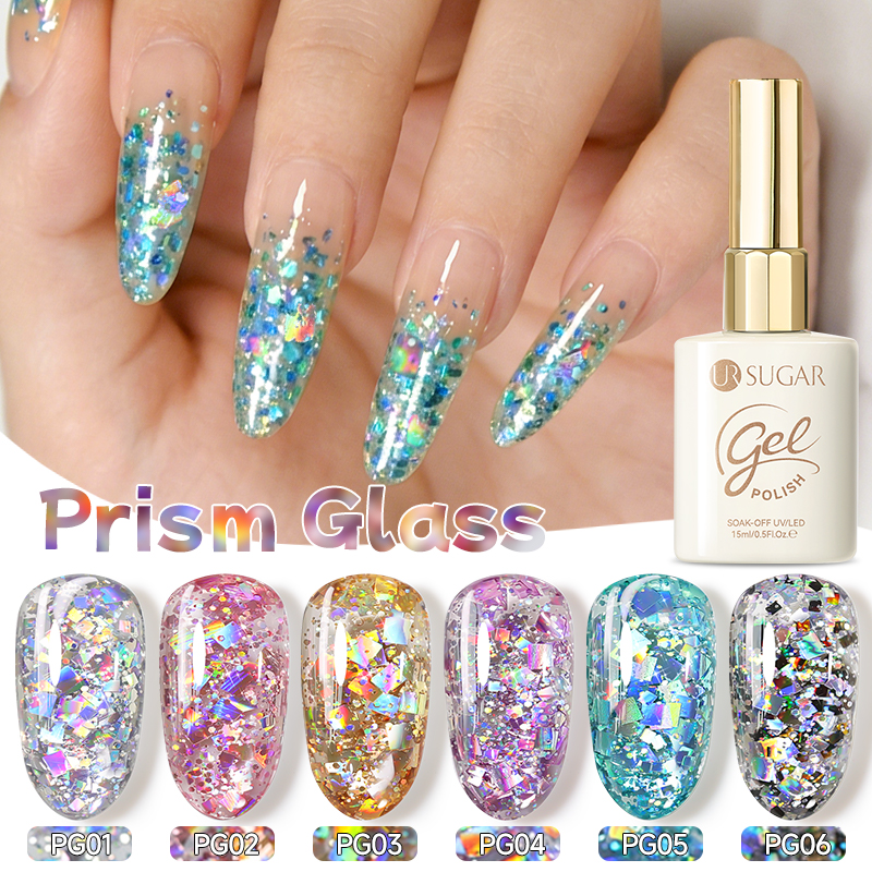UR SUGAR 6PCS Chunky Glitter G - Resin Glitter Pack recensione e prezzo