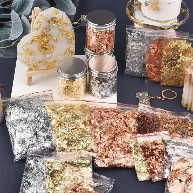1/2/3/5/10g Imitation Gold Sli - Gold Foil Flakes recensione e prezzo