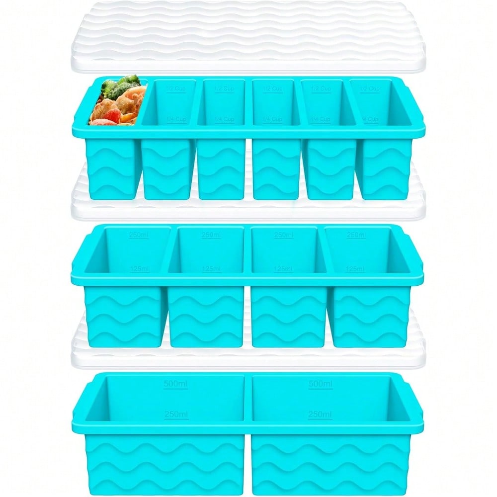 3-Pack Silicone Freezer Trays  - Silicone Mold Tray recensione e prezzo
