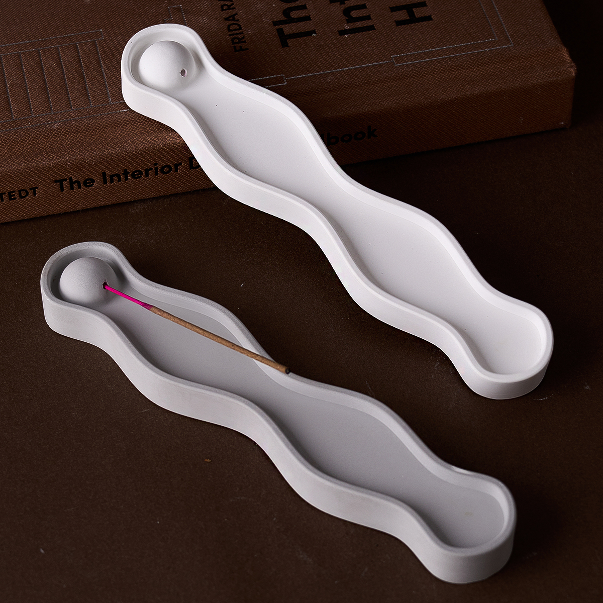 Wave Long Incense Insert Tray  - Serving Tray Mold recensione e prezzo