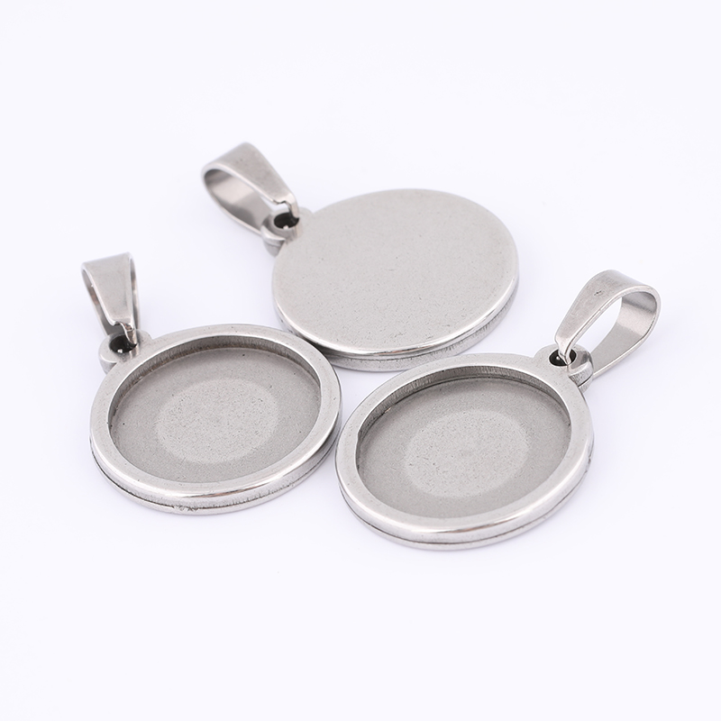10pcs 15mm Round Cabochon Base - Bezels Set Pendant recensione e prezzo