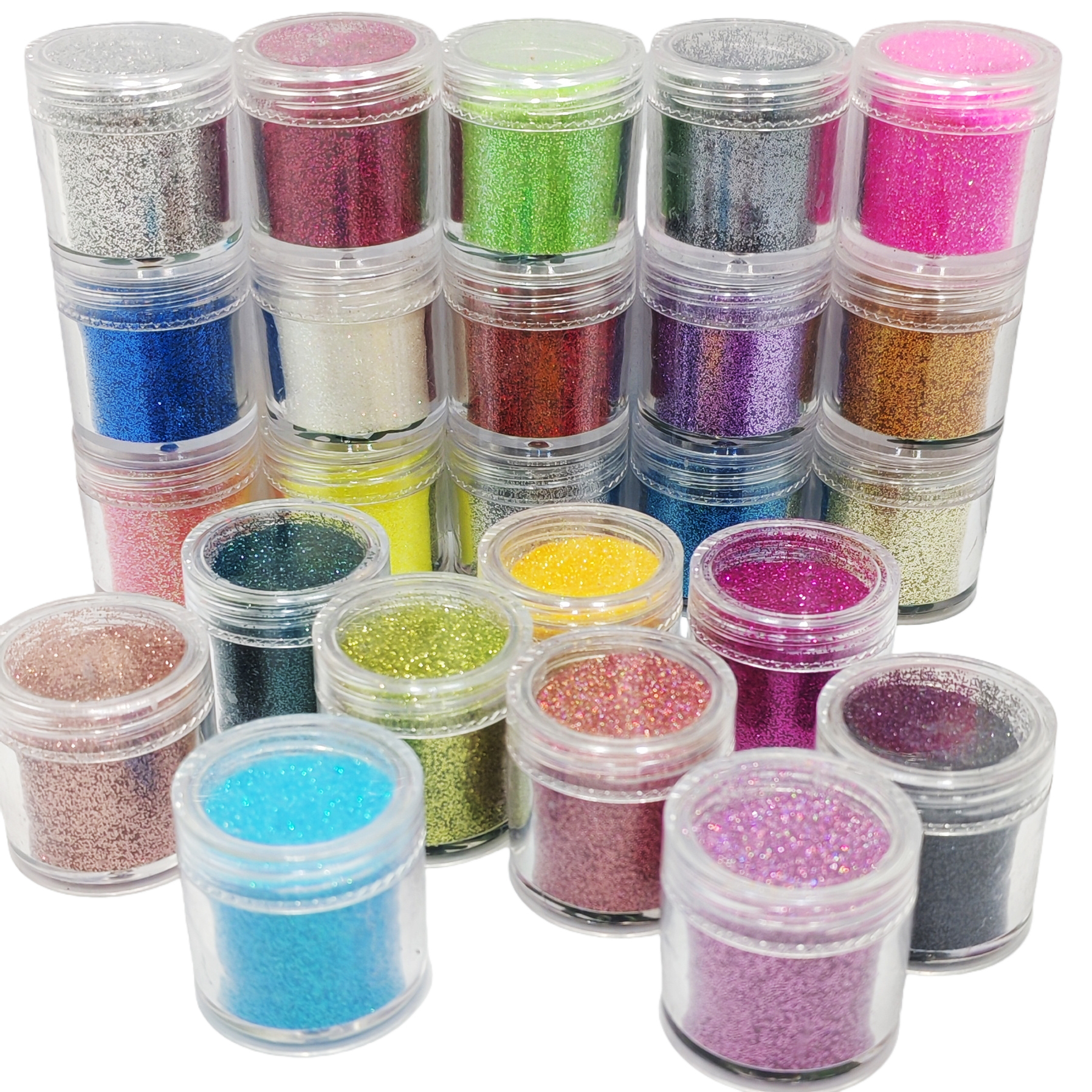 24-Color Cosmetic Iridescent H - Resin Glitter Pack recensione e prezzo