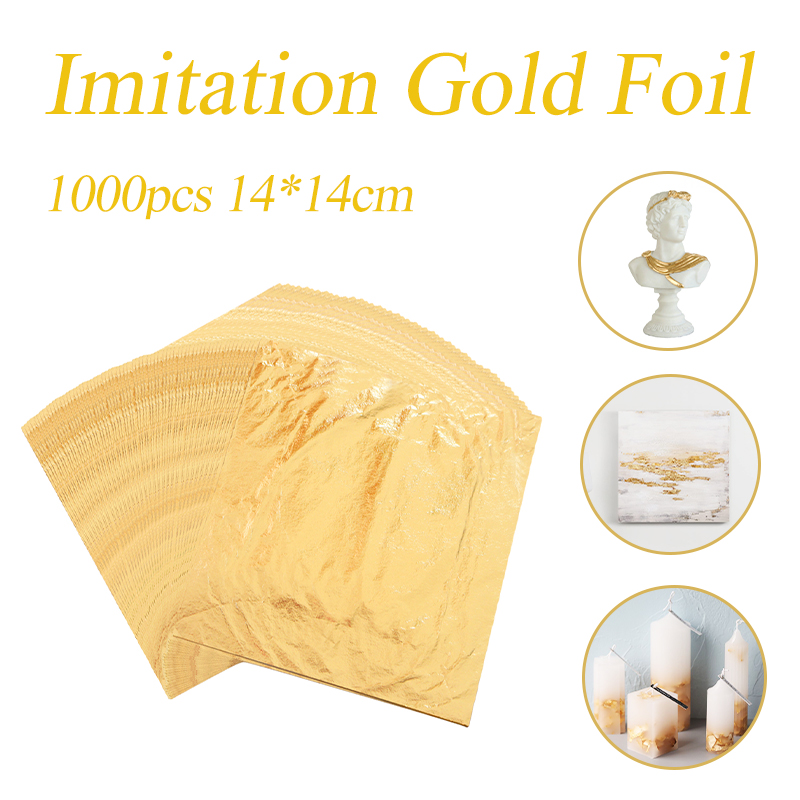 Imitation Gold Leaf Foil Sheet - Gold Foil Flakes recensione e prezzo