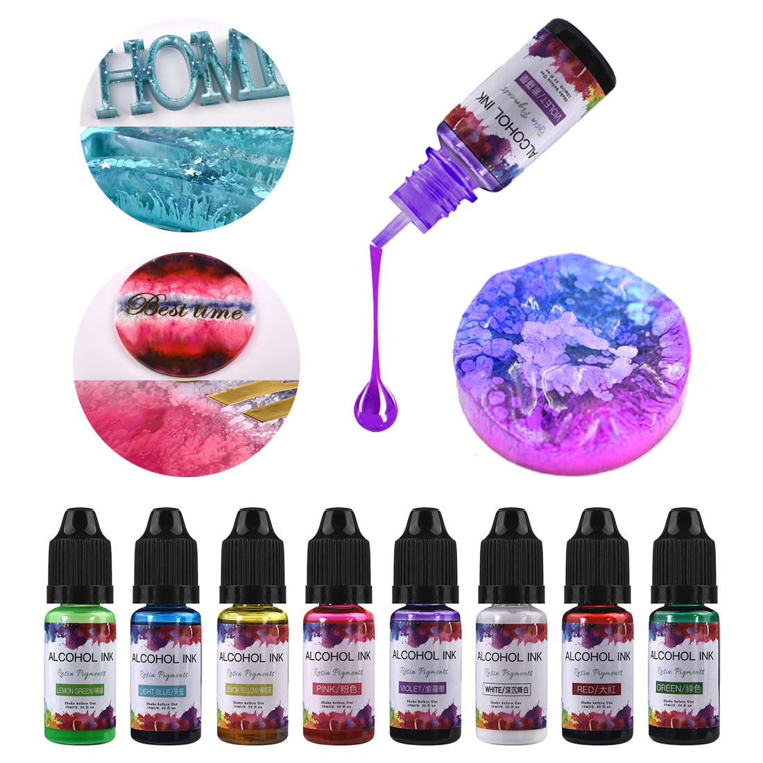 10ml/15ml Art Ink Alcohol Resi - Resin Dye Alcohol recensione e prezzo