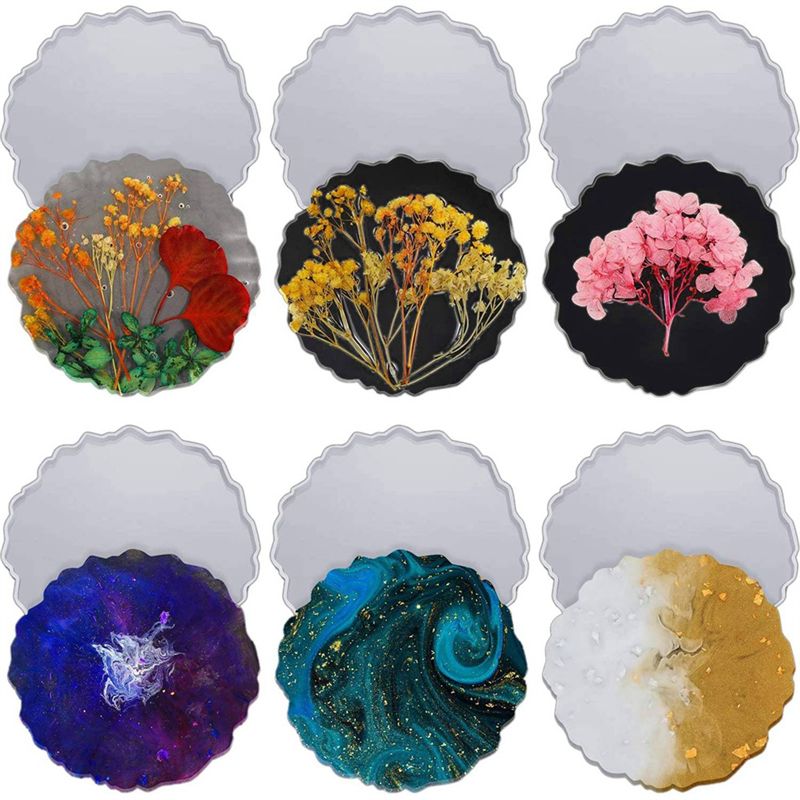 ABVT-12 Pieces Resin Coaster M - Geode Mold Silicone recensione e prezzo