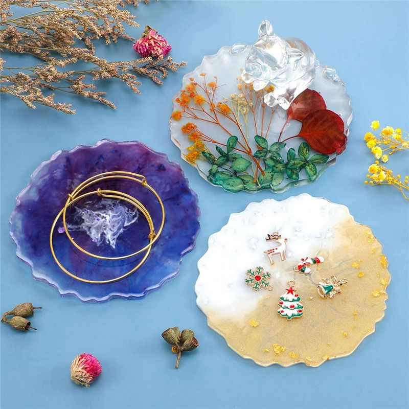 ABVT-12 Pieces Resin Coaster M - Geode Mold Silicone recensione e prezzo