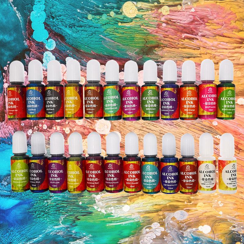 24 Color 10ml Art Ink Alcohol  - Resin Dye Alcohol recensione e prezzo