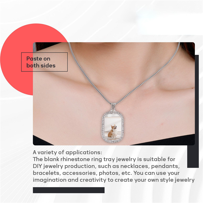 WORTHOWN-48Pcs Sublimation Rhi - Bezels Set Pendant recensione e prezzo