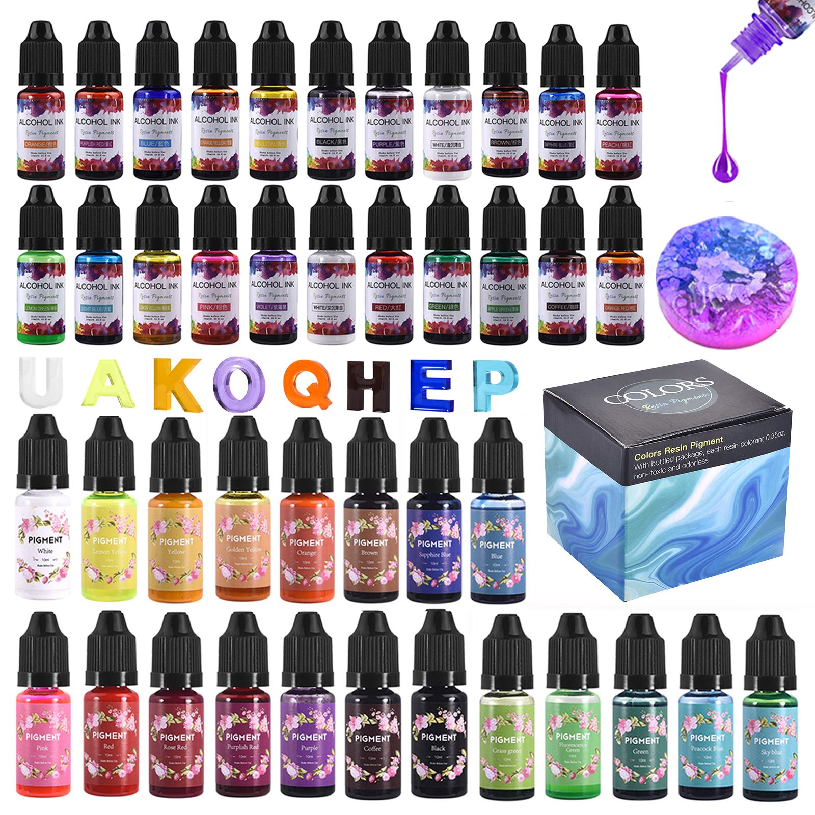 1 Set Resin Pigment Kit Art In - Resin Pigment Set recensione e prezzo