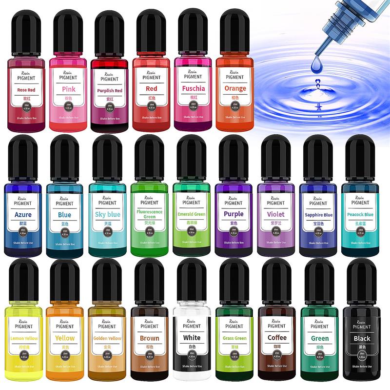 24 Color Art Ink Alcohol Resin - Resin Dye Alcohol recensione e prezzo