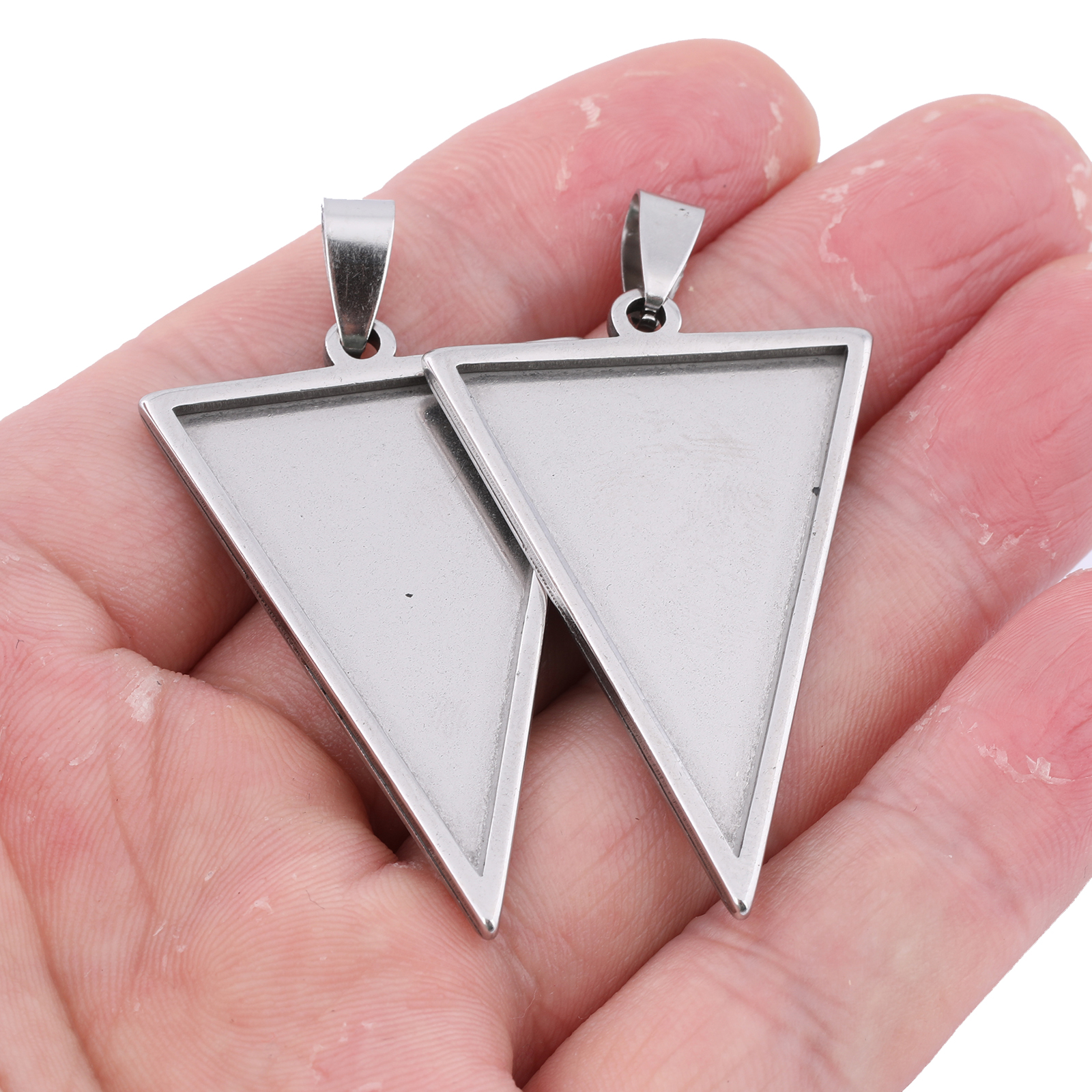 5pcs Stainless Steel 25x35mm T - Bezels Set Pendant recensione e prezzo