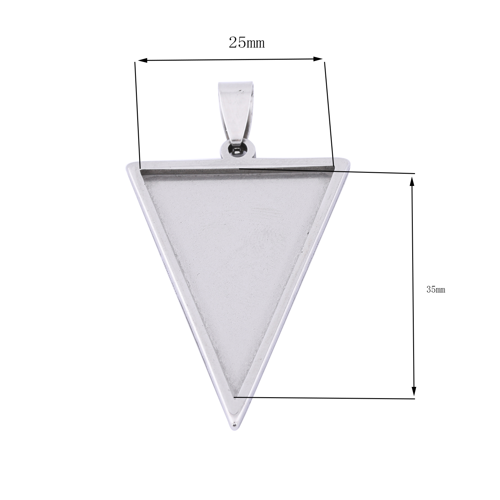5pcs Stainless Steel 25x35mm T - Bezels Set Pendant recensione e prezzo