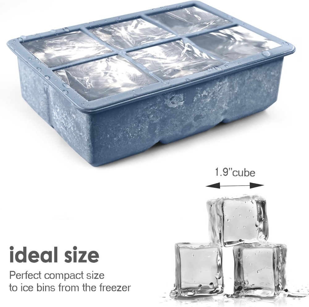 Large Silicone Ice Cube Trays  - Silicone Mold Tray recensione e prezzo