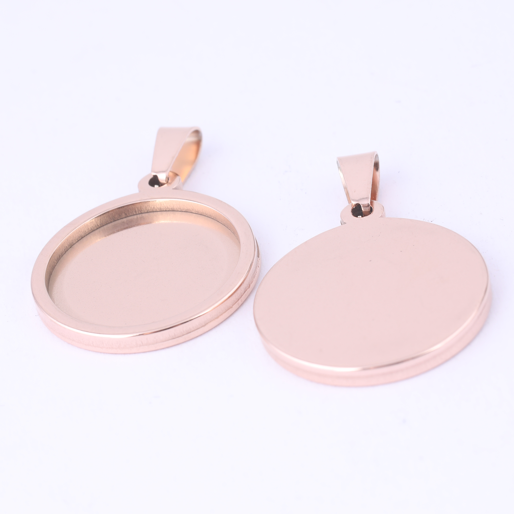 5pcs Stainless Steel 16mm 18mm - Bezels Set Pendant recensione e prezzo