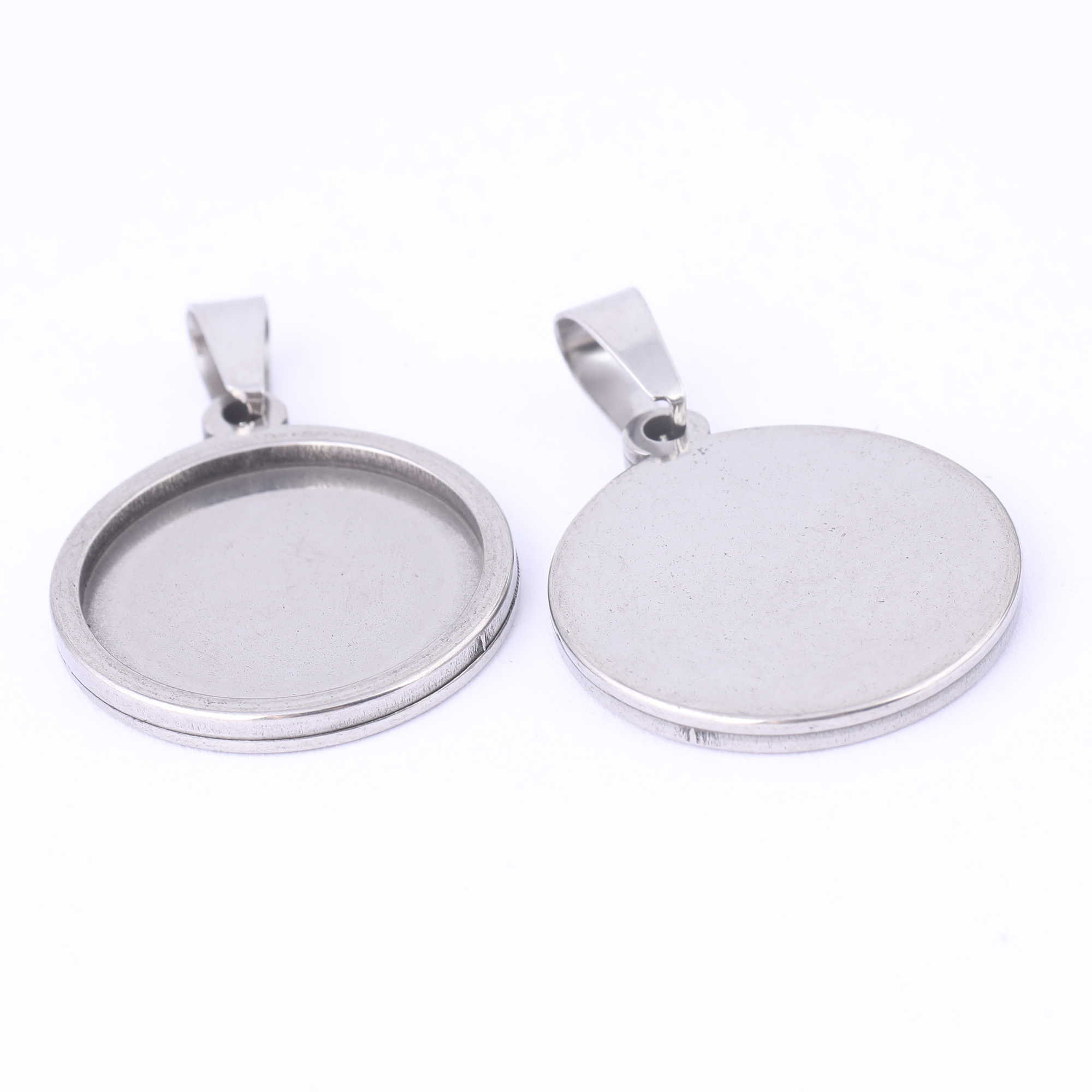 5pcs Stainless Steel 16mm 18mm - Bezels Set Pendant recensione e prezzo