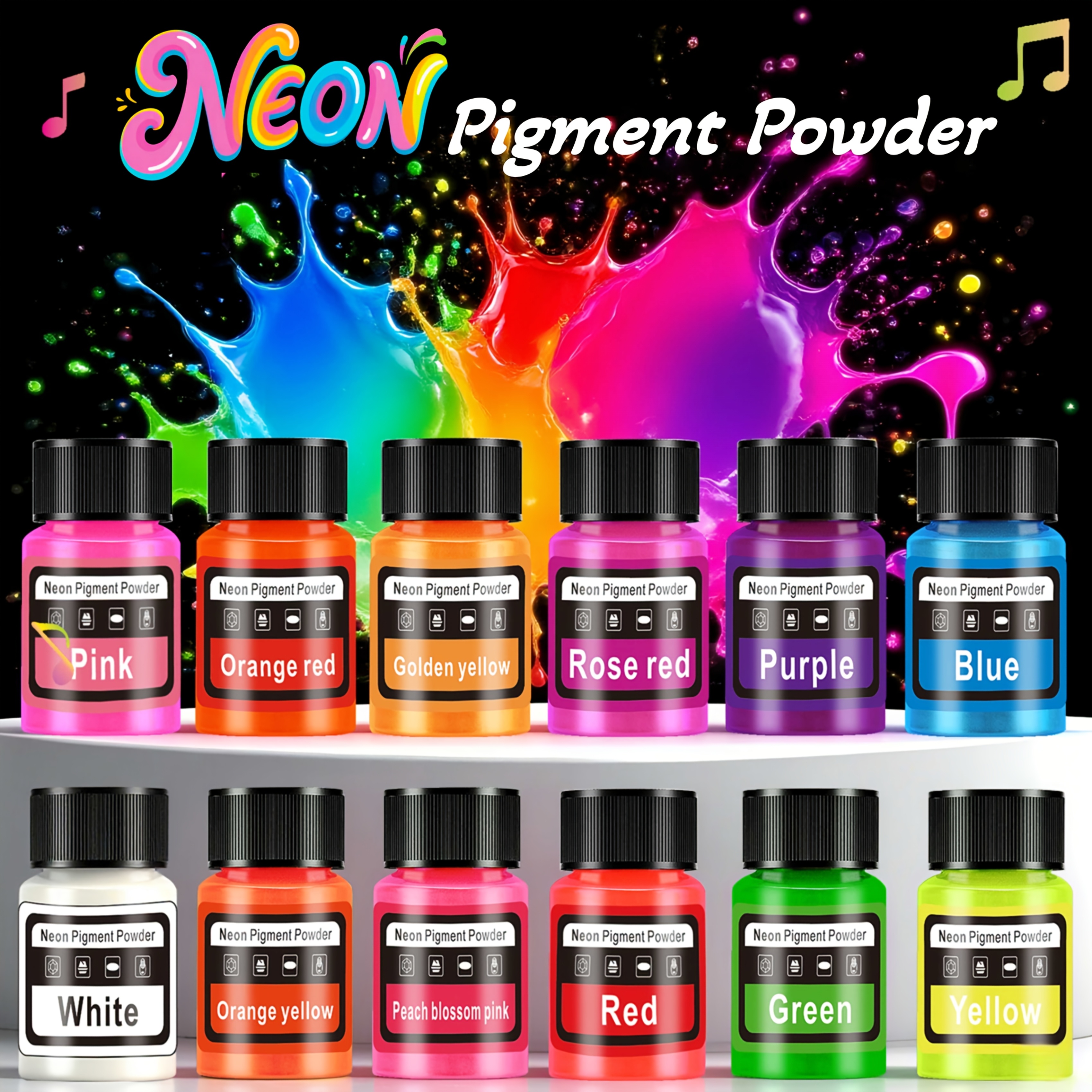 Fluorescent Powder/Neon Resin  - Resin Pigment Set recensione e prezzo