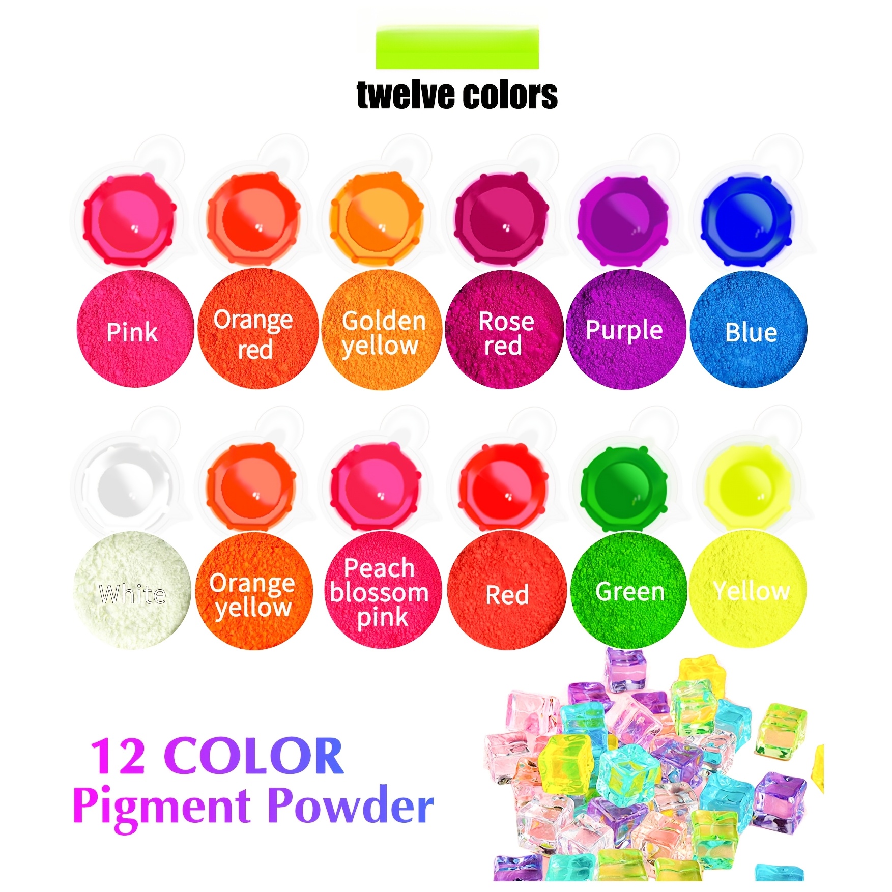 Fluorescent Powder/Neon Resin  - Resin Pigment Set recensione e prezzo
