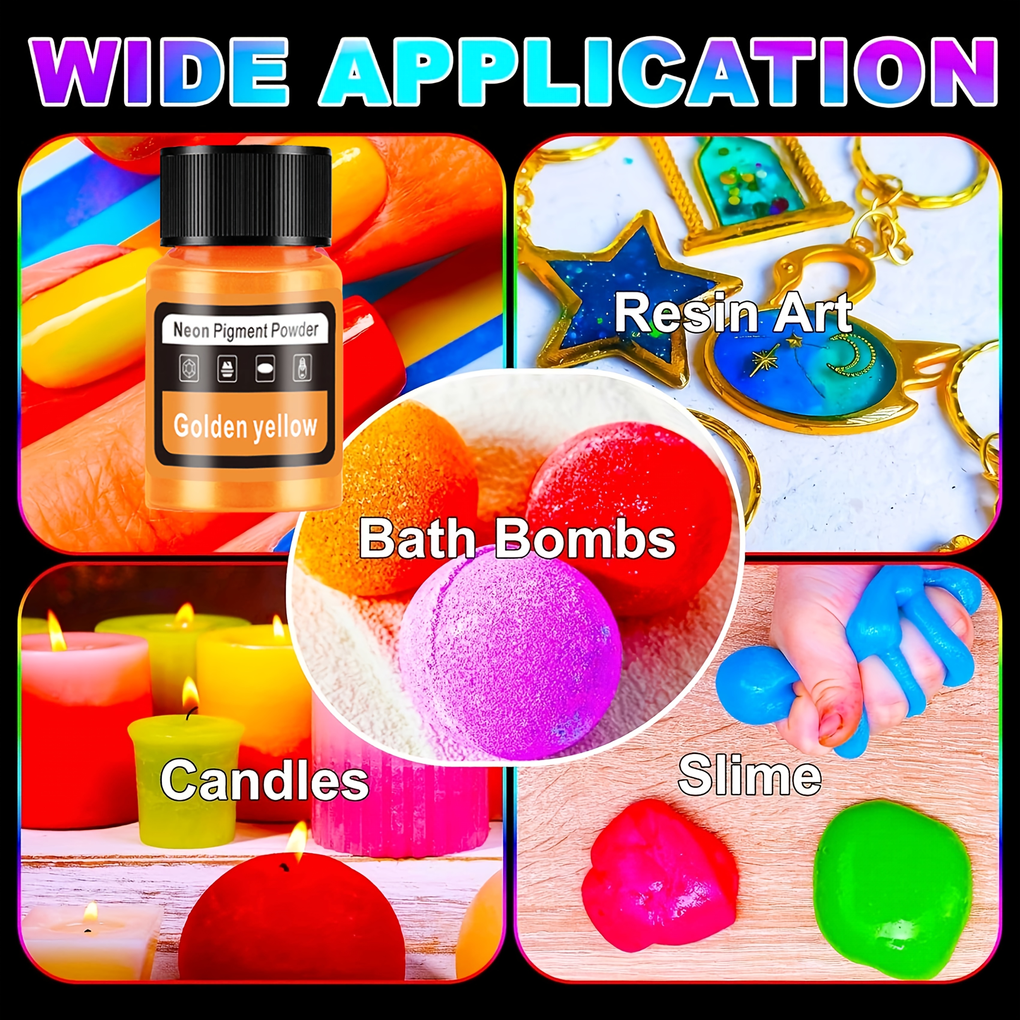 Fluorescent Powder/Neon Resin  - Resin Pigment Set recensione e prezzo
